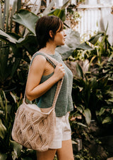 Crochet Kit - Lille Cabled Shoulder Bag image 3 thumbnail