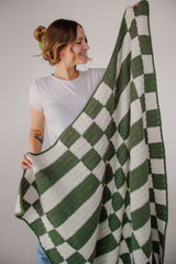 Crochet Kit - Checks and Stripes Throw image 3 thumbnail