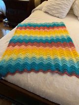 Crochet Kit - No Border Chevron Baby Blanket image 3 thumbnail