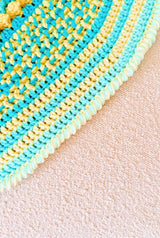Close up of border on afghan. thumbnail