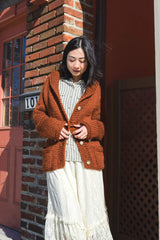 Knit Kit - Lucky Horseshoe Shawl Collar Cardigan image 2 thumbnail