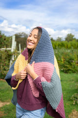 Colorblock Lapghan (Crochet) thumbnail