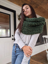 Knit Kit - Evergreen Snood image 3 thumbnail