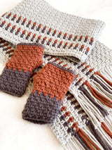 Crochet Kit - Embers Scarf Set image 3 thumbnail