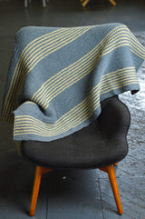 Garter Stitch Striped Blanket image 2 thumbnail
