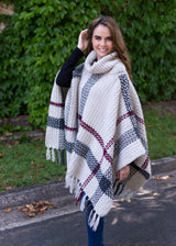 Crochet Kit - Glencoe Tartan Poncho image 2 thumbnail