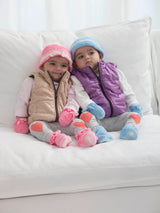 Berry Pretty Hat, Booties And Mitts image 2 thumbnail