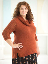 Curvy Girl® Cowl Neck Tunic image 2 thumbnail