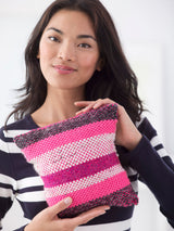 Striped Woven Pillow image 2 thumbnail