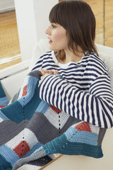 Nouveau Log Cabin Afghan image 2 thumbnail