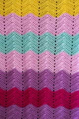 Rosy Ripple Afghan image 2 thumbnail