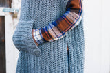 Crochet Kit - Greyscale Poncho image 5 thumbnail