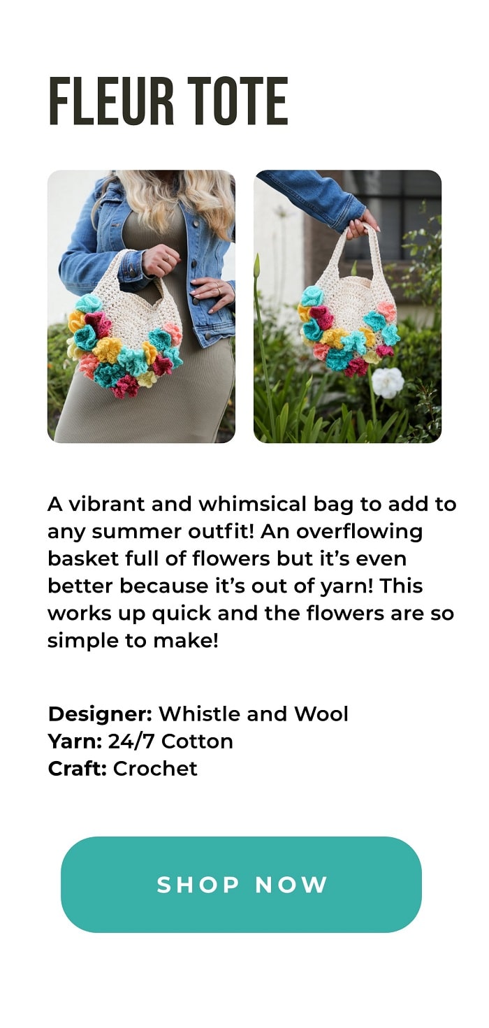 Crochet Kit - Fleur Tote