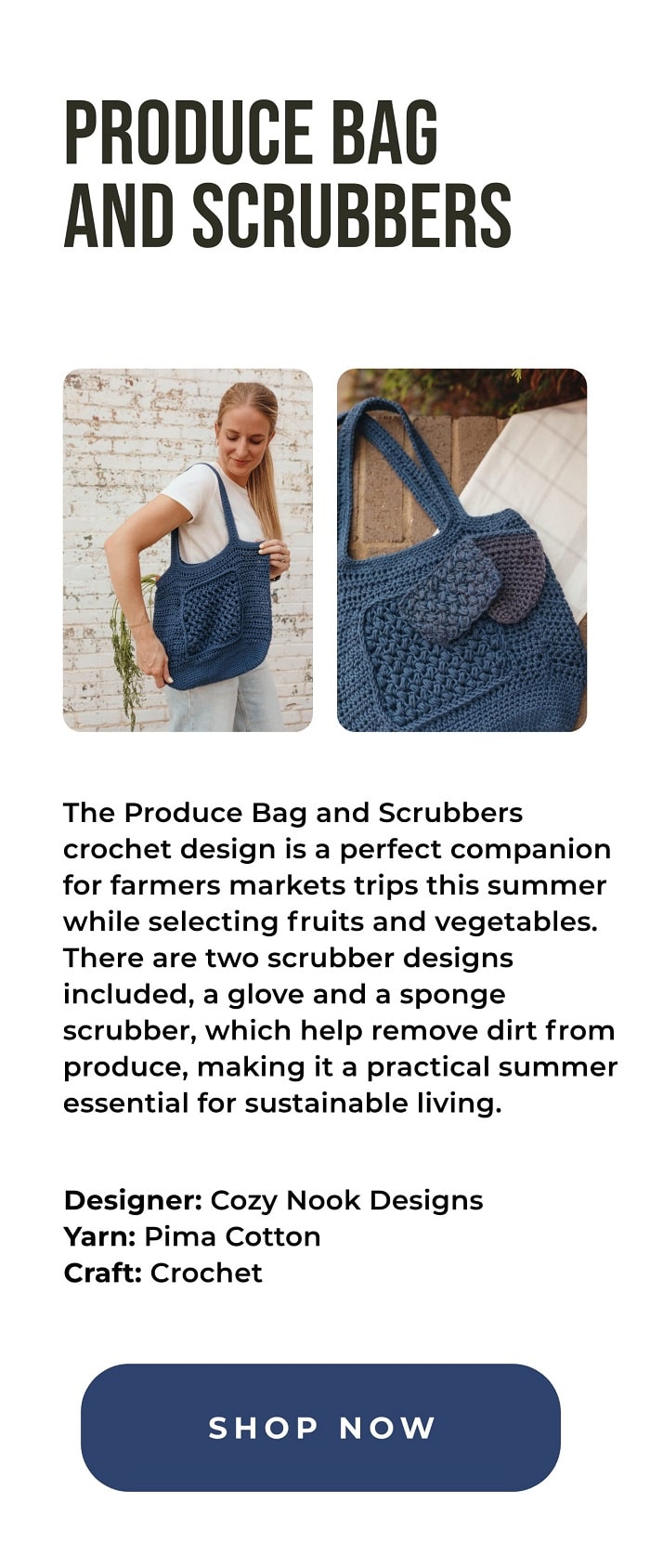 Crochet Kit - Produce Bag & Scrubbers