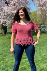 Crochet Kit - Tea Rose Top image 1 thumbnail