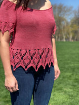 Crochet Kit - Tea Rose Top image 2 thumbnail