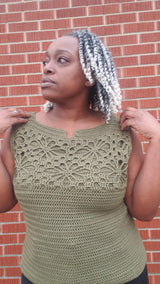 Crochet Kit - Bloom Tank image 1 thumbnail