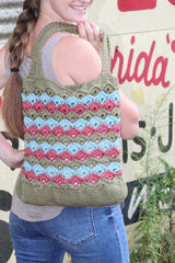 Crochet Kit - Box Stitch Market Bag image 2 thumbnail