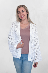 Crochet Kit - Tulip Square Boho Cardi image 1 thumbnail