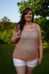 Crochet Kit - Diamond's in The Sky Tank Top image 1 thumbnail