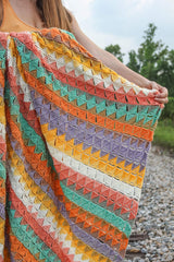 Crochet Kit - Mandala Mosaic Blanket image 2 thumbnail
