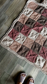 Knit Kit - Center Square Throw image 2 thumbnail