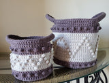 Crochet Kit - Berry Stitch Baskets image 2 thumbnail