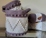Crochet Kit - Berry Stitch Baskets image 3 thumbnail