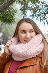 Crochet Kit - Faux Fur Snood image 2 thumbnail