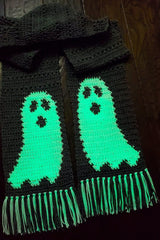Crochet Kit - Gloria Ghost Scarf image 1 thumbnail