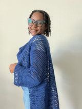 Crochet Kit - Half Wrap Fall Shawl image 2 thumbnail
