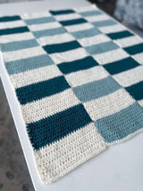 Crochet Kit - Gridlines Baby Blanket image 2 thumbnail