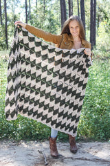 Crochet Kit - Zig Zag Triangle Blanket image 1 thumbnail