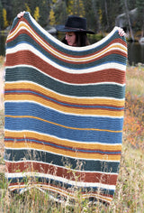 Knit Kit - Yellowstone Throw Blanket image 2 thumbnail