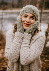 Crochet Kit - Frosty Air Beanie & Mittens image 2 thumbnail