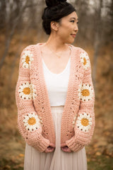 Crochet Kit - Cozy Days Daisy Cardigan image 1 thumbnail