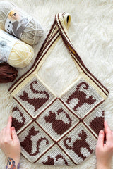 Crochet Kit - Cat Lady Bag image 1 thumbnail