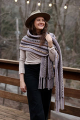 Knit Kit - Tango Braided Wrap image 1 thumbnail