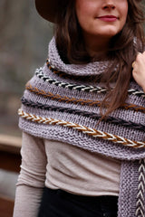 Knit Kit - Tango Braided Wrap image 2 thumbnail