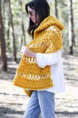 Crochet Kit - Sun Kissed Hooded Wrap image 2 thumbnail