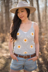 Crochet Kit - Breezy Days Daisy Tank Top image 1 thumbnail