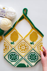 Crochet Kit - Citrus Crush Bag image 1 thumbnail