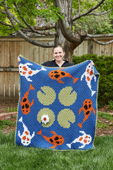 Crochet Kit - Tranquil Koi Pond Throw image 2 thumbnail
