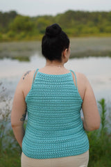 Crochet Kit - Braided Nautical Halter Top image 1 thumbnail