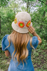 Crochet Kit - Flower Market Bucket Hat image 2 thumbnail