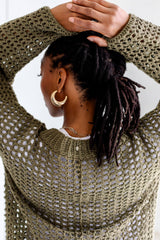 Crochet Kit - Issa Mesh Cardigan image 2 thumbnail
