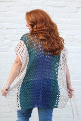 Crochet Kit - Riptide Ruana image 2 thumbnail
