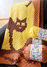 Crochet Kit - Cat Moon Rising Blanket image 2 thumbnail