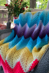 Crochet Kit - Over the Rainbow Blanket image 1 thumbnail