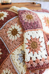 Crochet Kit - Harvest Flower Throw image 1 thumbnail